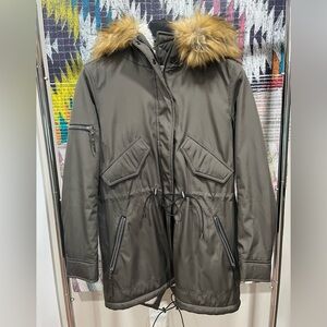 Women's S13 Fur-Trimmed Parka Coat